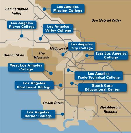 6 Los Angeles Community College District The mission of the Los Angeles Community College District is to provide our students with an excellent education that prepares them to transfer to