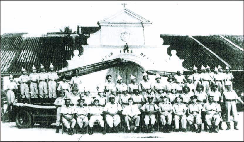 bomba tetap bergaji yang pertama di Tanah Melayu dibawah Pentadbiran Lembaga Kebersihan yang merupakan agensi di bawah The Federated Malay States.