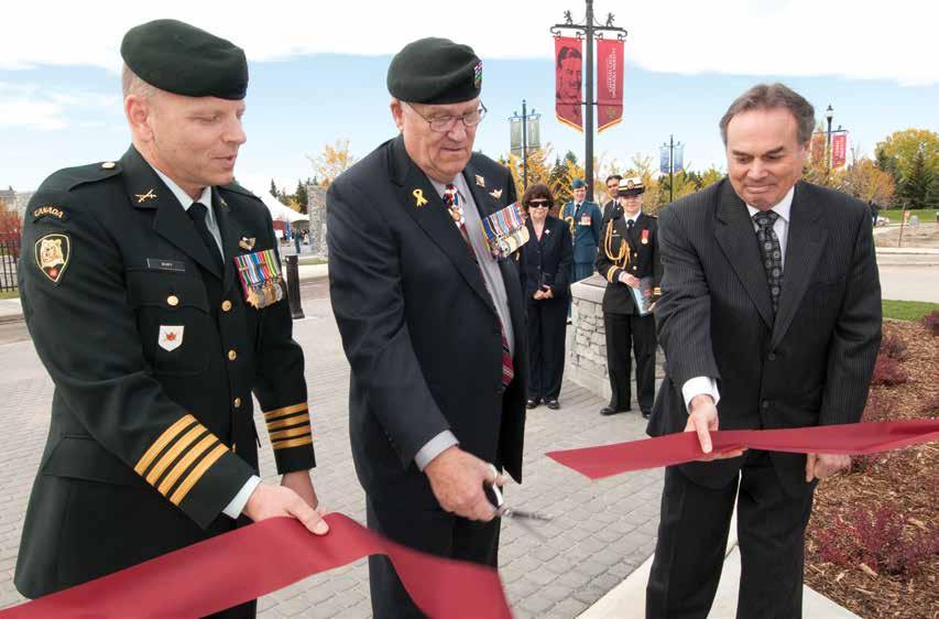 Patricias Working in Concert with Canada Lands Company By Capt Rick Dumas Canada Lands Company (CLC), while redeveloping Currie Barracks, has taken an impressive stand on maintaining its proud and