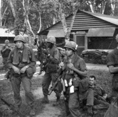 His base camp was at Lai Khe near Saigon, but the activities of his battalion took him near Quan