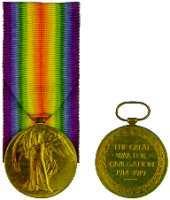 Virtually every Australian serviceman that spent time in a theatre of war received the British Service Medal, a large percentage also the Victory Medal - although this proved a bone of contention