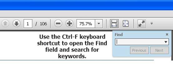 Blue text indicates a clickable hyperlink to navigate to a specific location in the document (electronic version only).