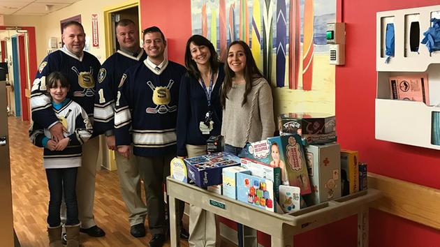 NJSPBA HOCKEY TEAM HELPS SICK CHILDREN Members of the New Jersey State PBA Hockey Team continue to make a difference in the lives of many.