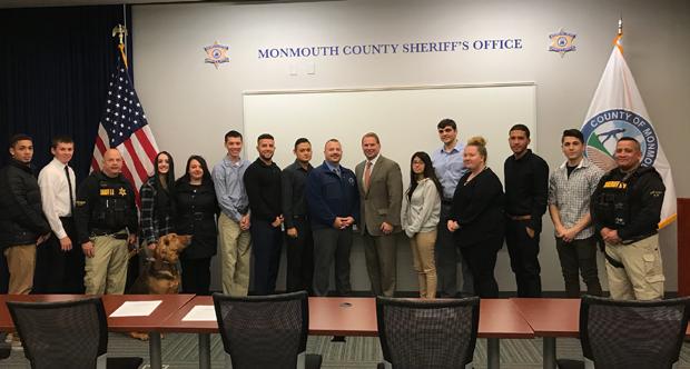 29, the sheriff met with students from Brookdale Community College s Intro to