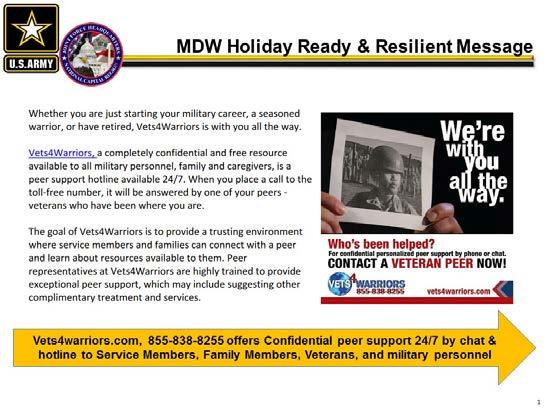 MDW Holiday Ready & Resilient Message ACS TUSAB Holiday Events For all information regarding TUSAB Holiday concerts,