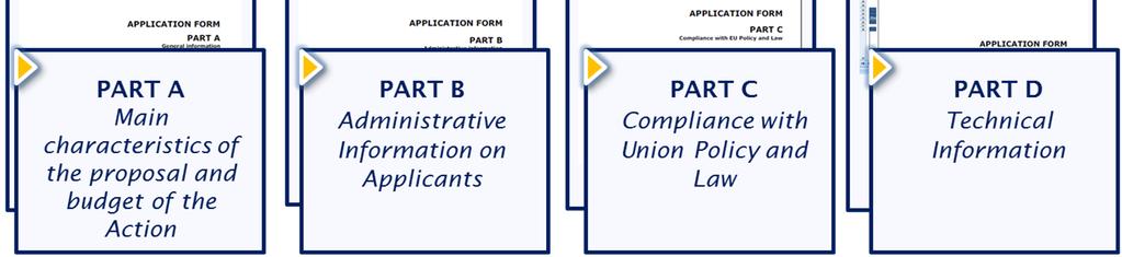 In order to allow the timely submission of the proposal on the TENtec esubmission module, each Implementing Partner has to provide SDM with the information included into Part A, according to the