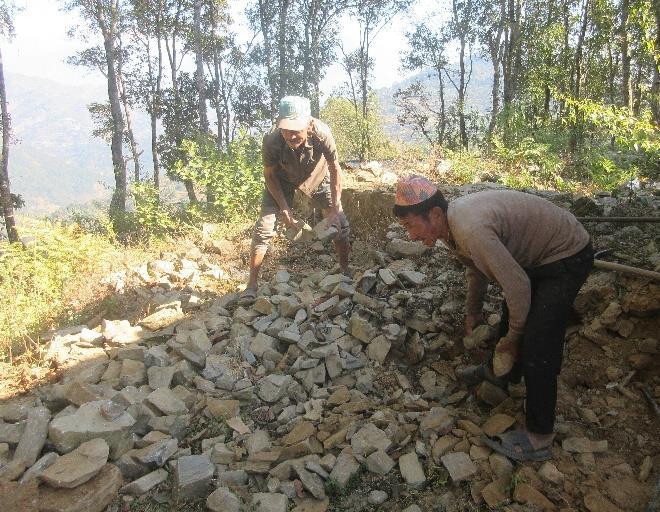 Model Village Project Background Gorkha district is one of the areas most heavily affected by the April 2015 earthquake; the epicenter was in Barpak, 15 km from Gorkha town.