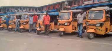 03 Success Stories NATIONAL UNION OF KEKE OWNERS/ RIDERS ASSOCIATION OF NIGERIA Ekpenyong Ewa Effiom and partners Ekpenyong Ewa Effiom and 29 of his colleagues attended the ENF s Entrepreneurship