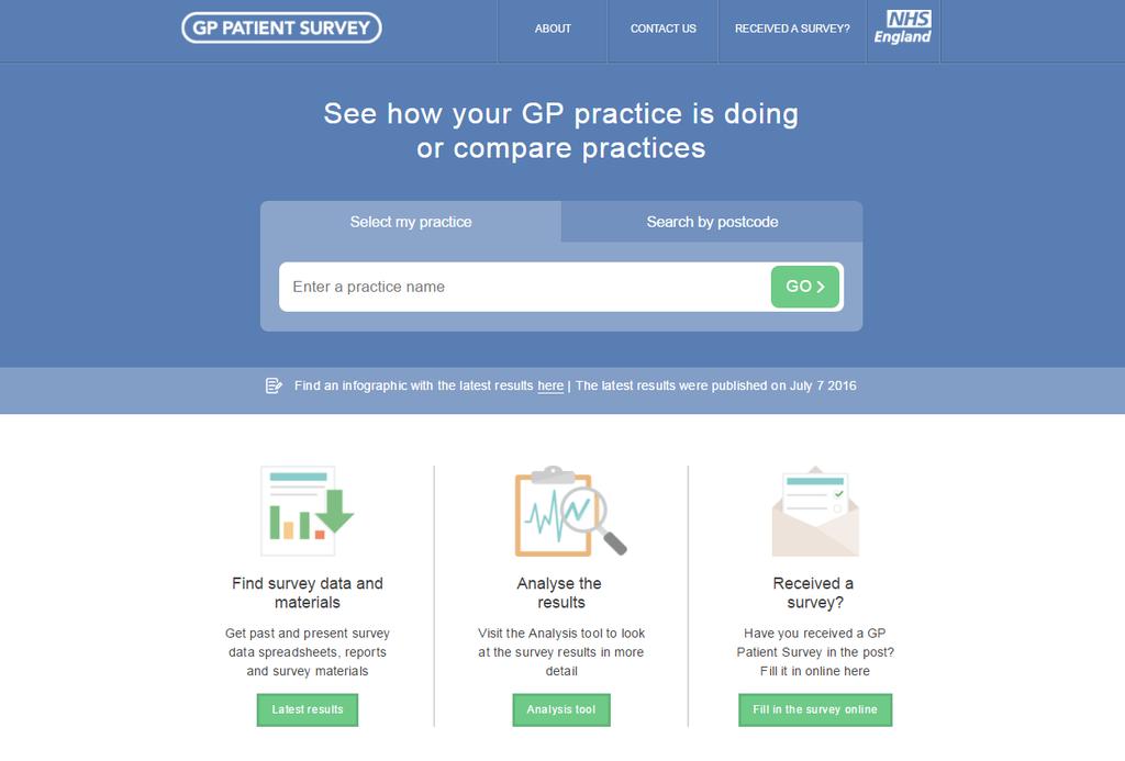 Ipsos MORI GPPS 2017 technical annex 15 4 Communications with patients and practices In order to raise the profile of GPPS and provide patients and practices with information about the survey, a