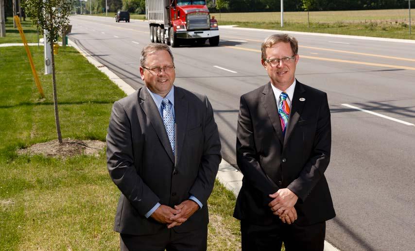 FROM LEFT TO RIGHT TIMOTHY EGGLESTON City Manager PATRICK HALE Mayor PROJECT HIGHLIGHT TIPP CITY CR 25A RECONSTRUCTION PROJECT MIAMI COUNTY, CITY OF TIPP CITY The redesign and complete reconstruction
