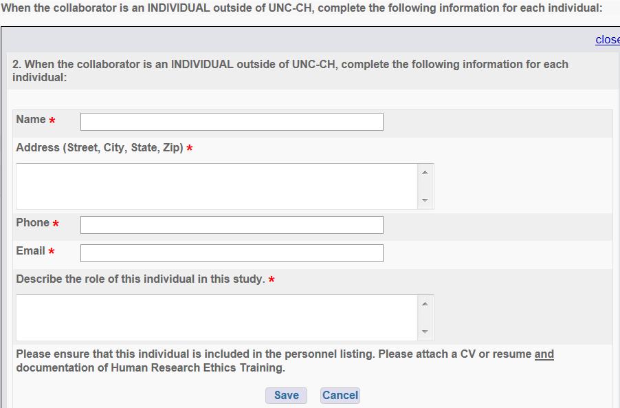How to request UNC IRB oversigh