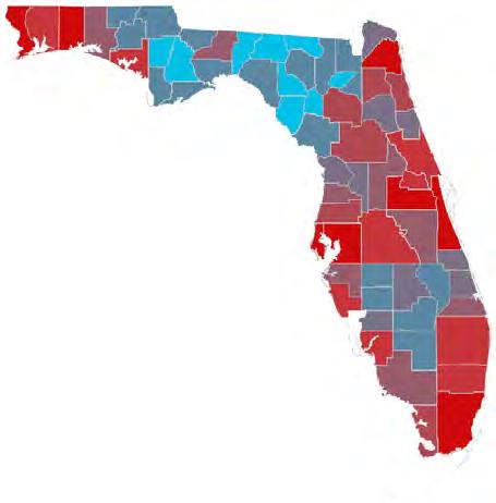 5% of GSP Number of Jobs 41,029-101,500 9,167-41,028 6,006-9,166 2,548-6,005 1,058-2,547 452-1,057 247-451 69-246 I n 2014, defense spending in Florida was