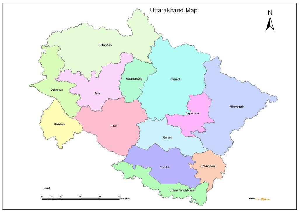 Figure-I The state is having 78 Tehsils, 6 Up-Tehsils, 95 blocks and 7541 Gram/Nyay Panchayats.
