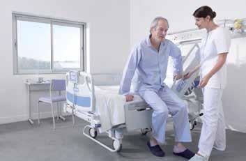 Safer, easier patient mobilisation Facilitating easier mobility The Hill-Rom 900 bed