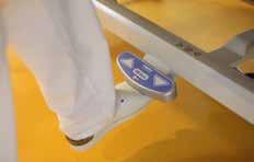 Bilateral high-low foot control (optional)* Allows for