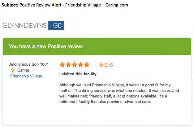 Get Email Alerts When New Reviews Are Added LeadingAge