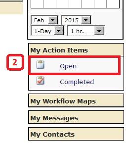 6-2 Open the Action Item: 1) Move the cursor over the yellow folder until it turns into a hand,