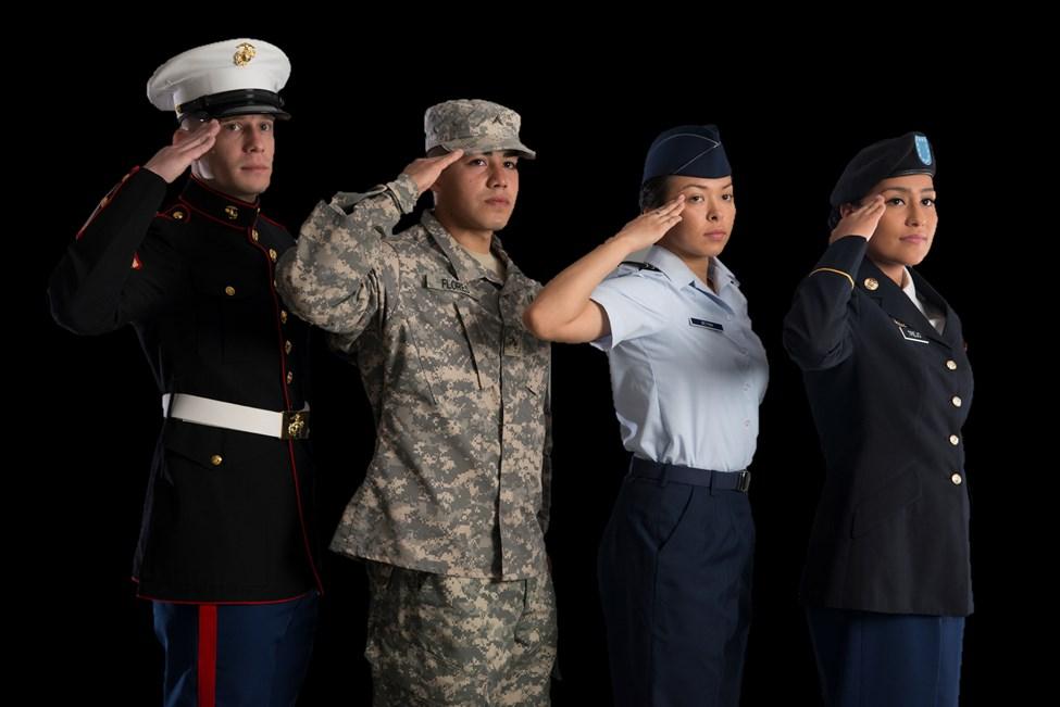 graduation of more than 40 student veterans.