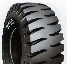 25-35 (30, 36, 42 PR) G-64 (L-4) Large loader/dozer tire. Shoulder protection available with steel side & breaker cords.