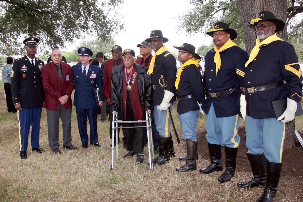 The program was facilitated by the Bexar County Buffalo Soldiers and joined by both DOTAs and