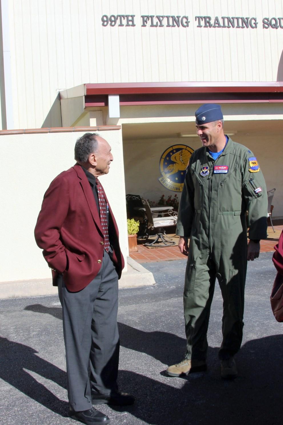 Awards and decorations were presented to 99th FTS squadron