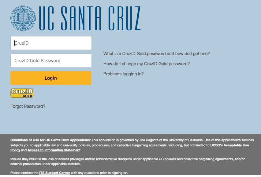 Logging In h8ps://ucsc.cayuse424.