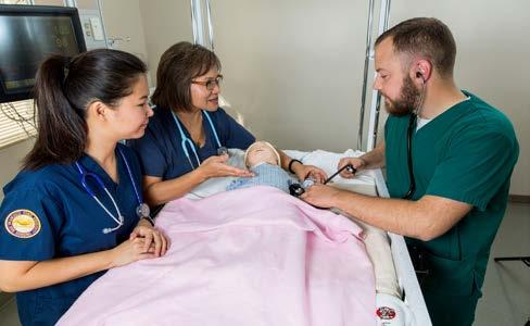 Graduates work as staff nurses in maternity, pediatrics,