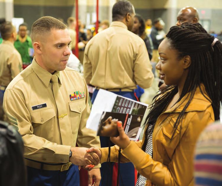 Initial Contact RECRUITING PROCESS Initial Contact First meet recruiter and learn about the Marine Corps mission.