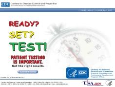 Set? Test! Patient Testing is Important.