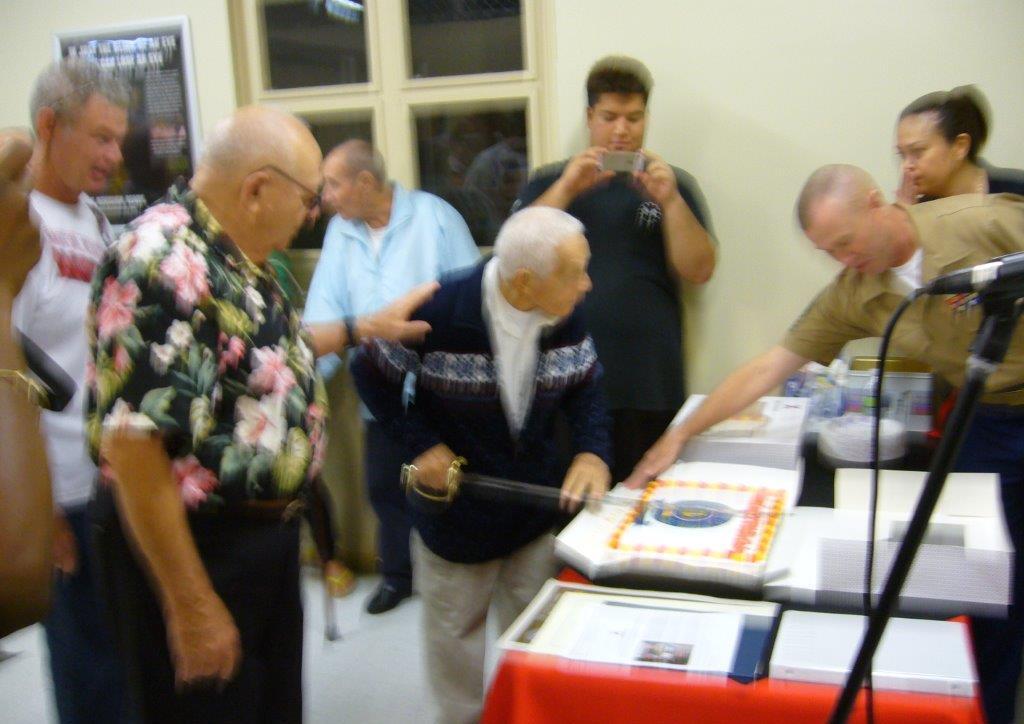 Marine Corps Birthday cake