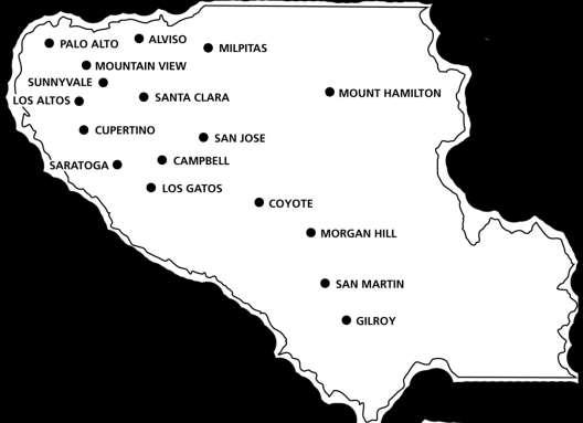 Chapter 1: Getting started as a member D. What is SCFHP Cal MediConnect s service area Our service area includes all parts of Santa Clara County.
