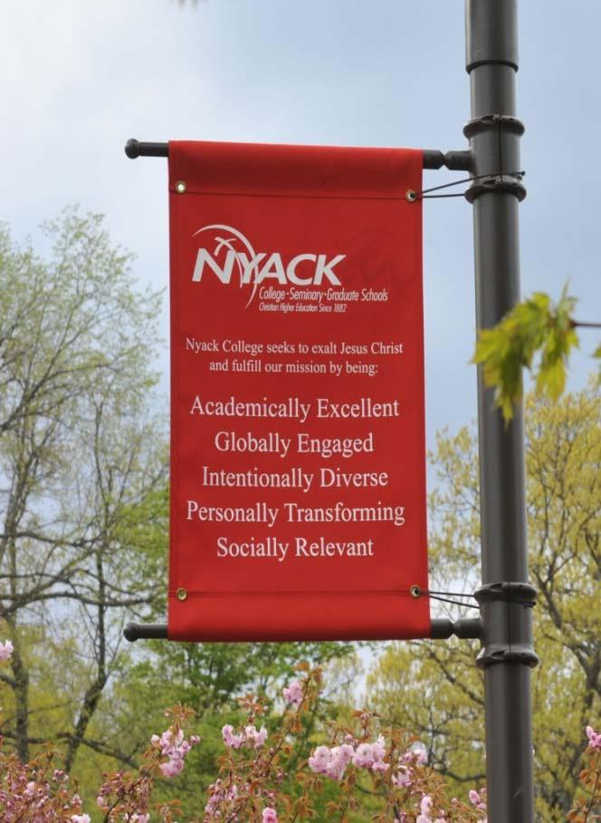 The Character of Nyack College Mission Statement Nyack College, A Christian and Missionary Alliance Educational Institution, through its undergraduate, graduate and seminary programs, pursues its
