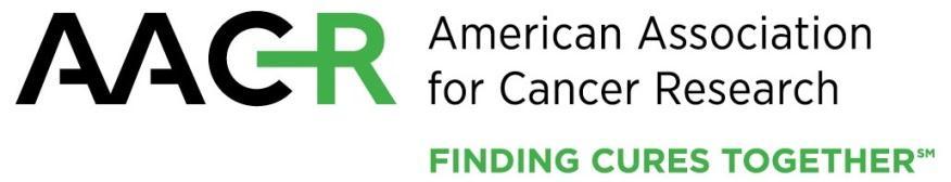Debbie s Dream Foundation-AACR Gastric Cancer Research Fellowships American Association for Cancer Research 615 Chestnut Street, 17