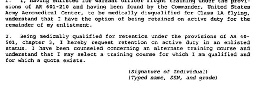 Figure 5 2. Sample format for request to remain on active duty Chapter 6 Separation Because of Dependency or Hardship 6 1.