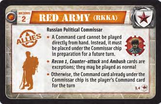 216 Tactics Guide THE POLITICAL COMMISSAR 62. In Memoir 44, the Political Commissar retires on February 2 nd, 1943.