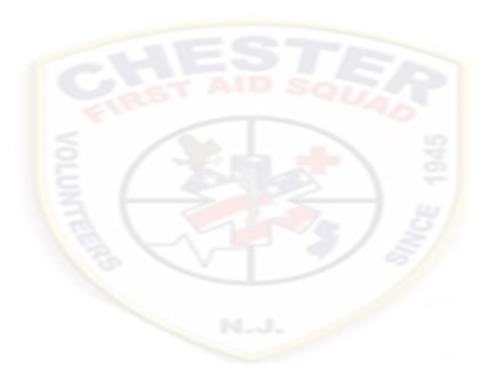 Chester First Aid Squad Ambulance