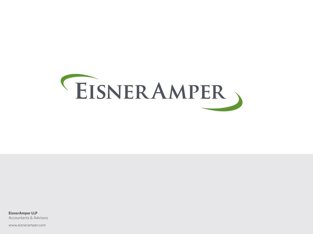 EisnerAmper LLP is an independent