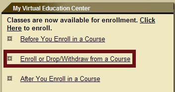 Step-by-Step Instructions Enrolling in a Class in GoArmyEd Use the following steps to enroll in a class from your GoArmyEd