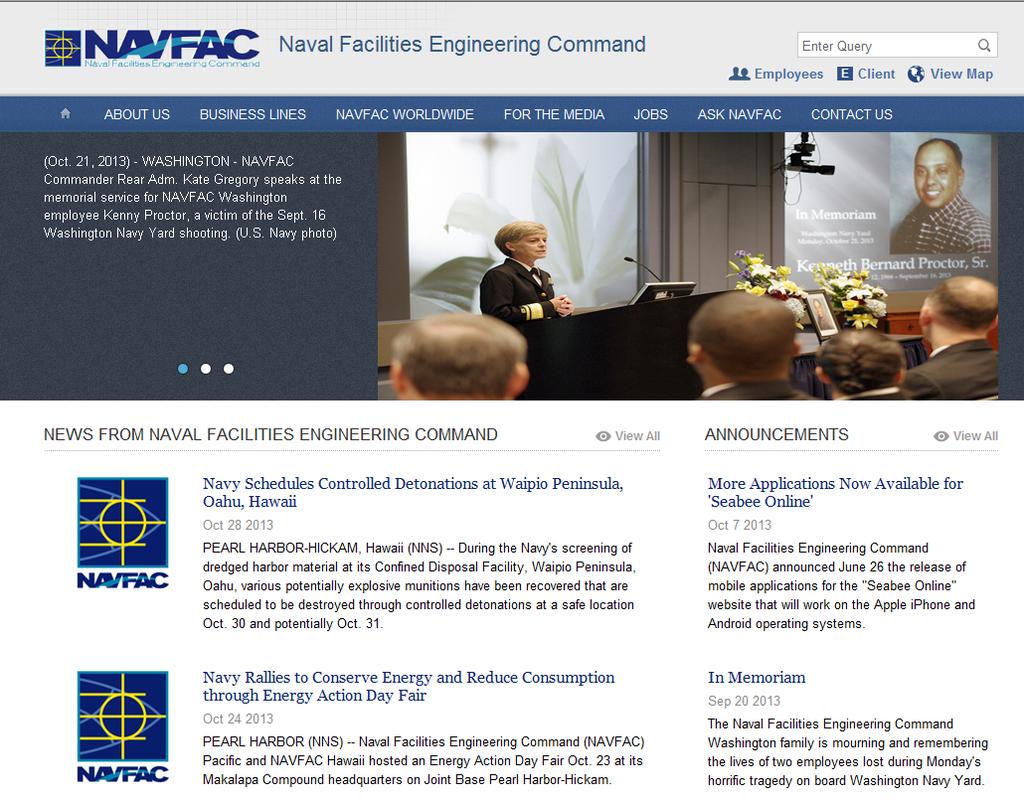 Learn more about NAVFAC 1. Visit our webpage at: http://www.navfac.navy.mil 2.