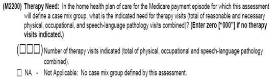 M2102 Generally Quiz 517 518 If patient needs assistance with any aspect of a category of assistance (such as needs assistance with some IADLs but not others), consider the aspect that represents the