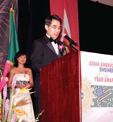 Jiin Chen provides his banquet opening