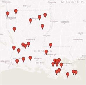 Louisiana Statistics Over 32,249 residents in pharmacy deserts 28 pharmacy deserts