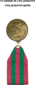 Cadet Medal of Merit (not shown) is given for