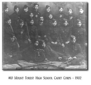 Bishop s College School Cadet Corps in Lennoxville, Quebec formed by the authority of Militia General Orders of 06 Dec 1861.