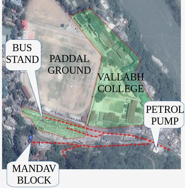 Maps Figure 1Bus Stand and