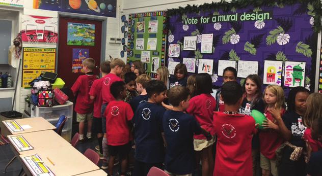 Hickam Elementary School Welcomes New Students Daily Story and photo by Marcy Rice At Hickam Elementary School, a new student enrolls almost every day!