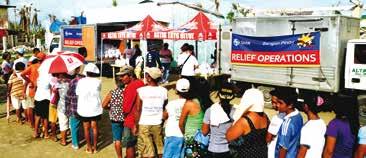The initiative was to help the people in Compostela Valley in Davao, Philippines, who were affected by Typhoon Bopha in December 2012.