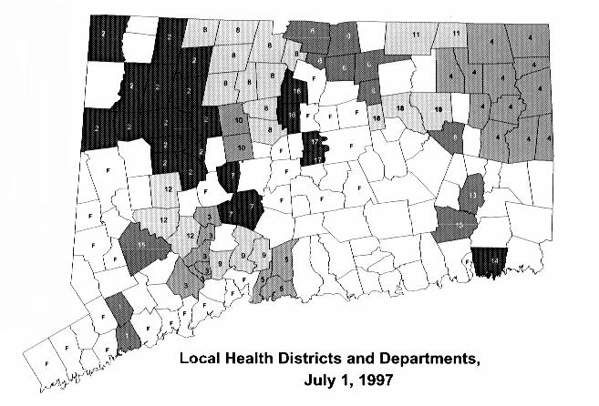 Market Assessment Rural Health Plan Figure 51: Local Health Departments and Districts Source: Statewide map reproduced from Looking Toward 2000 LHDs and Districts are critical providers of essential