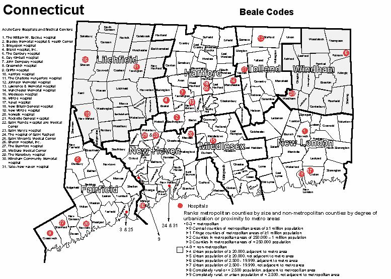 Rural Health Plan Introduction Beale Codes An additional method of identifying rural areas is the use of Beale Codes. Beale Codes were developed by the U.S.