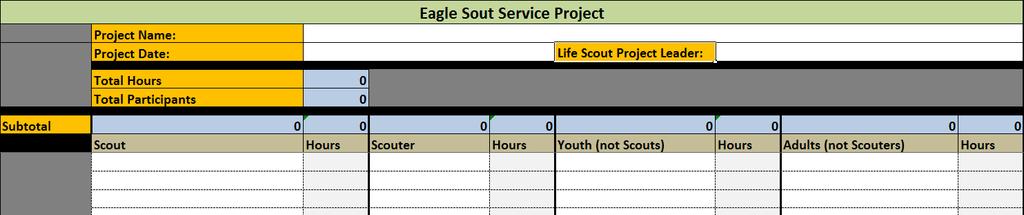 Excel Spreadsheet Tracking